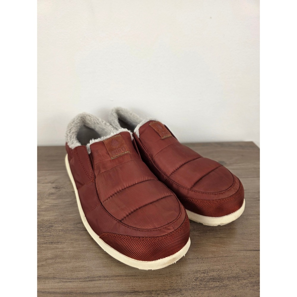 Stio Colter Mountain Slip Mens 10 Insulated Puffer Shoes Rust Red‎ 200520-420